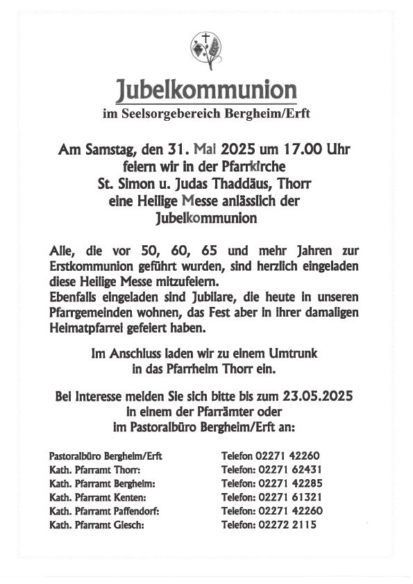 Jubelkommunion